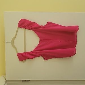 J Crew Hot Pink Blouse